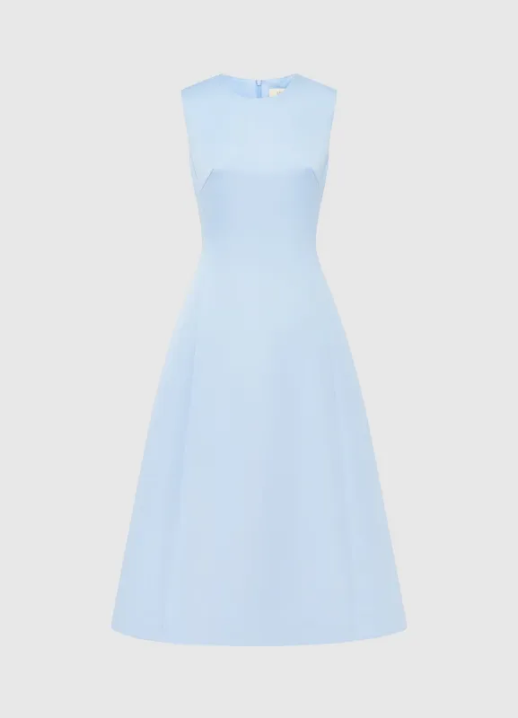 Cleo Sleeveless Midi Dress - Sky Blue sold by LEO LIN