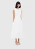 Cleo Sleeveless Midi Dress - Snow sold by LEO LIN