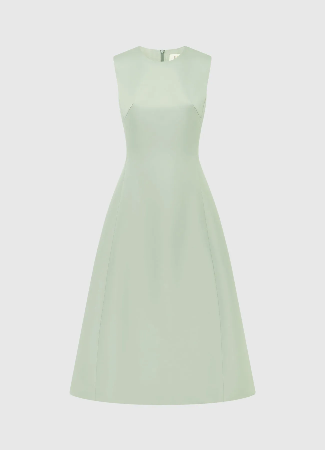 Cleo Sleeveless Midi Dress - Sage sold by LEO LIN
