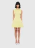 Chloe Sleeveless Mini Dress - Sorbet Yellow sold by LEO LIN