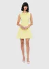 Chloe Sleeveless Mini Dress - Sorbet Yellow sold by LEO LIN