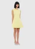 Chloe Sleeveless Mini Dress - Sorbet Yellow sold by LEO LIN