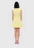 Chloe Sleeveless Mini Dress - Sorbet Yellow sold by LEO LIN