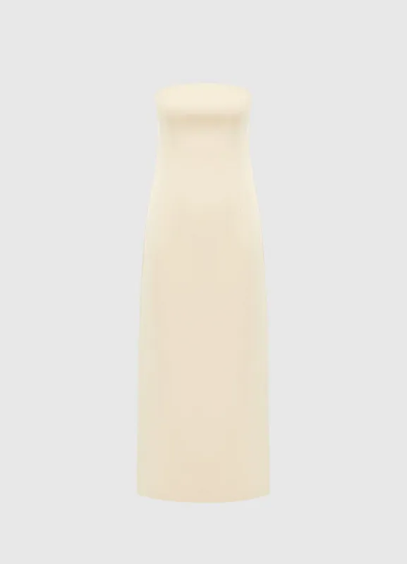 Rayna Bustier Maxi Dress - Champagne sold by LEO LIN