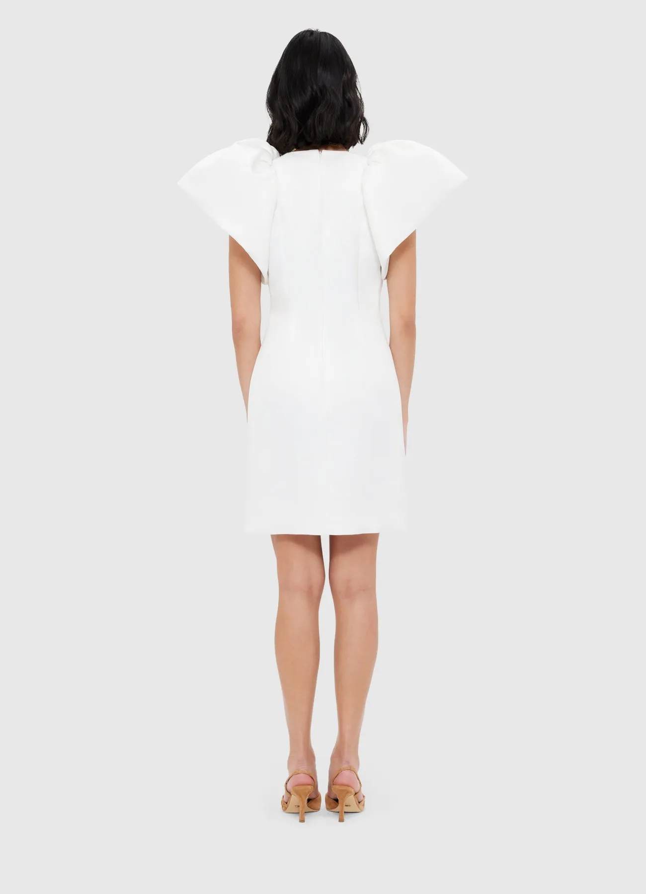 Dayna Mini Dress - Snow sold by LEO LIN product image thumbnail 4