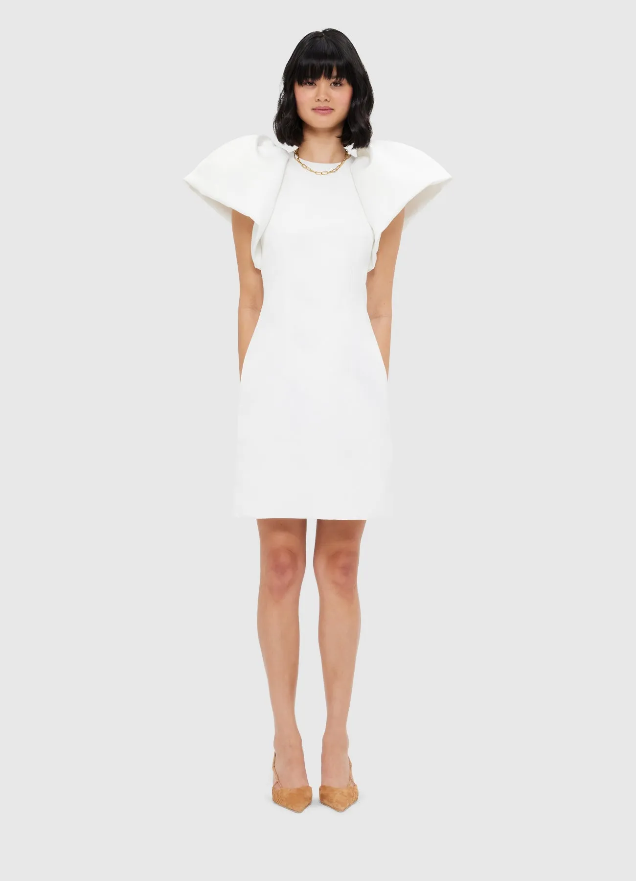 Dayna Mini Dress - Snow sold by LEO LIN product image thumbnail 2