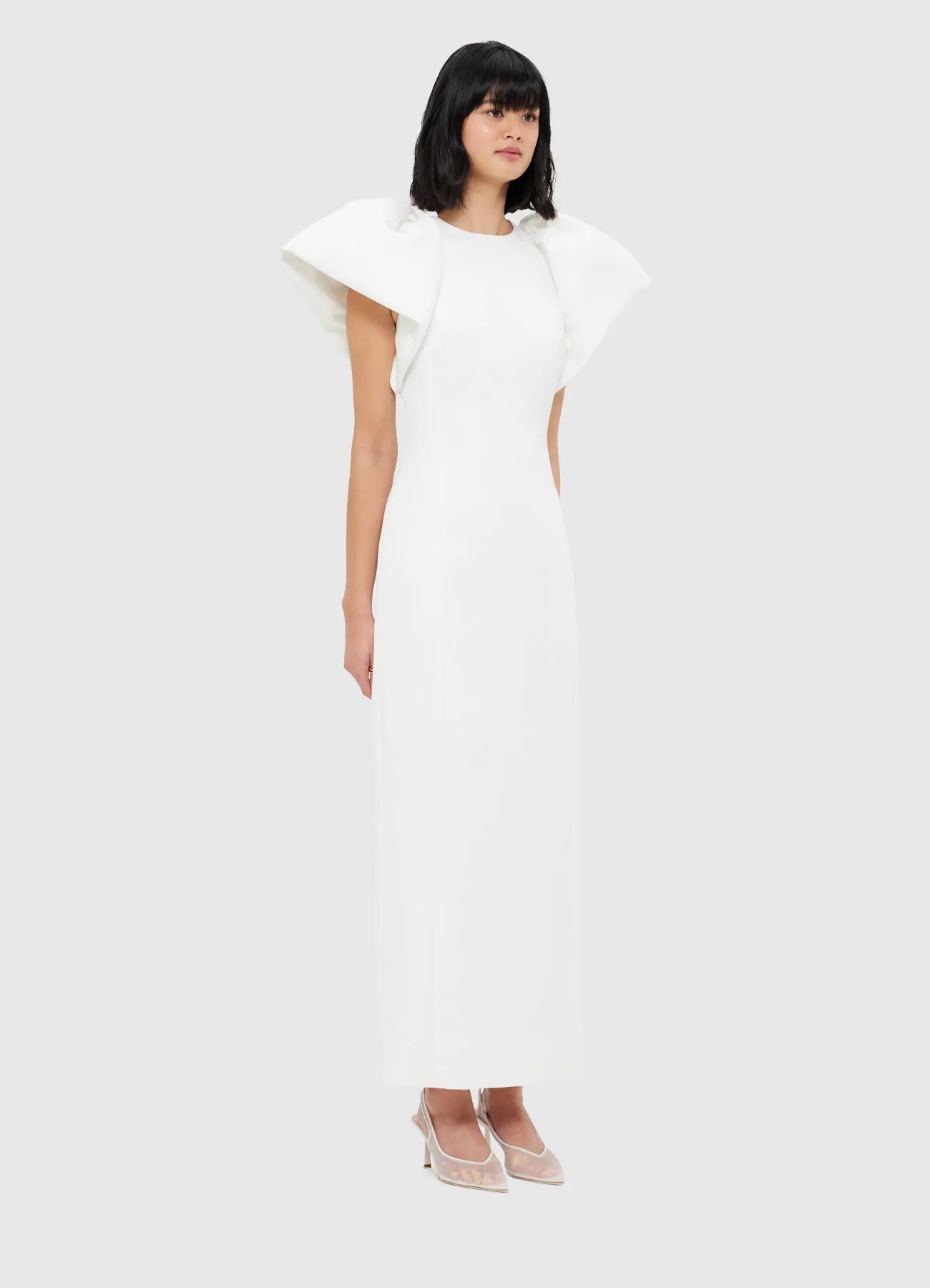 Lucinda Maxi Dress - Snow sold by LEO LIN product image thumbnail 3