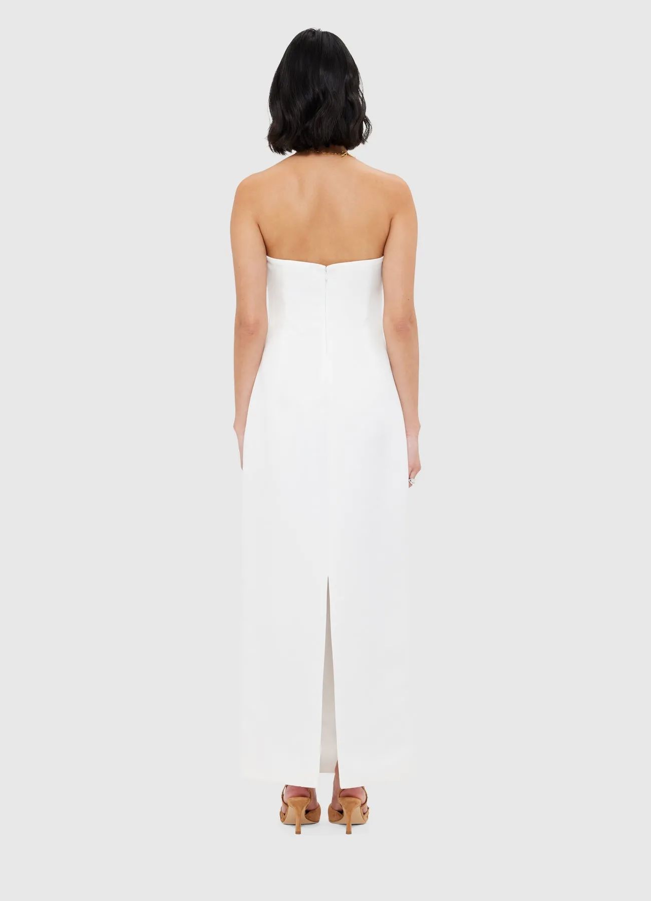 Rayna Bustier Maxi Dress - Snow sold by LEO LIN product image thumbnail 4