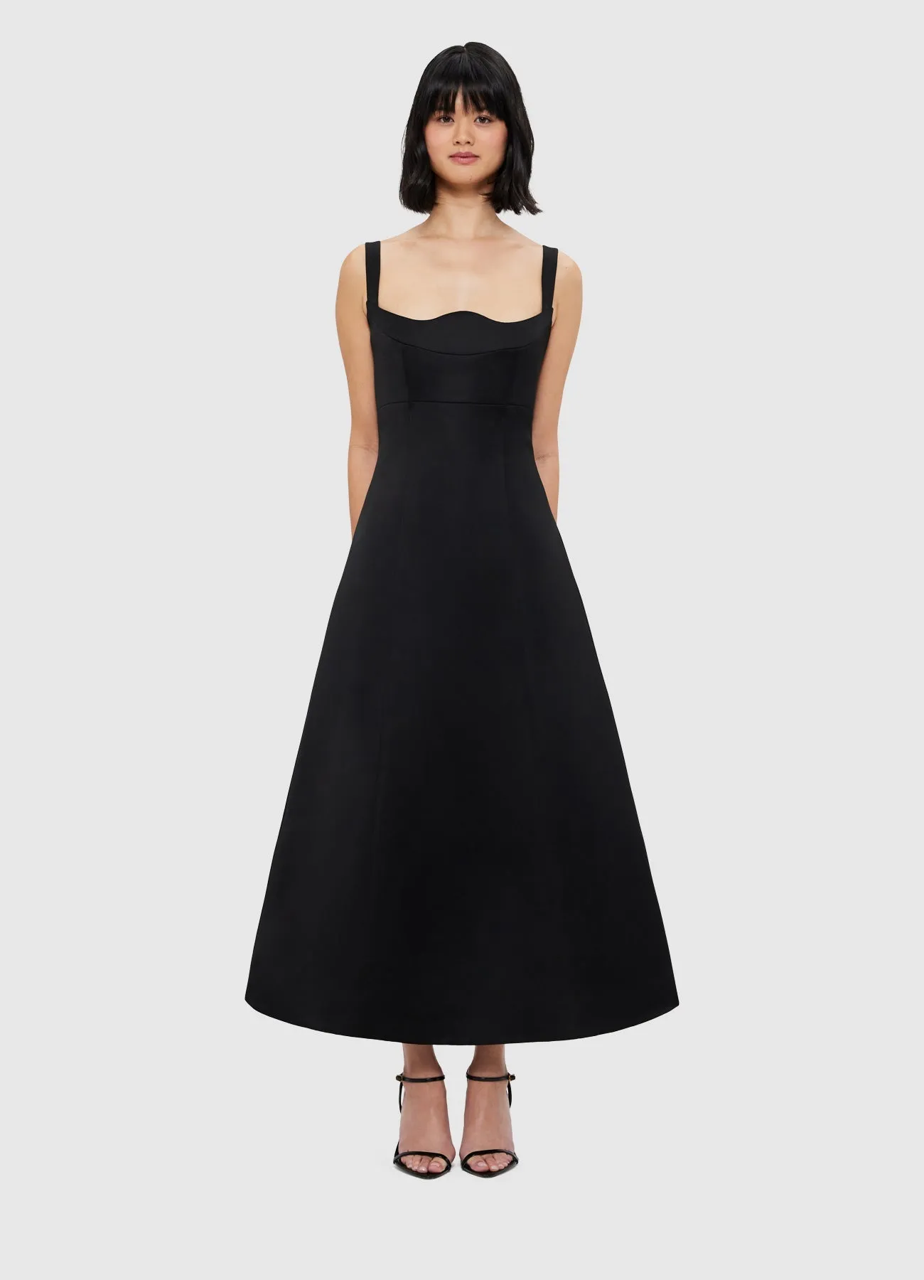 Odette Midi Dress - Ebony sold by LEO LIN product image thumbnail 2