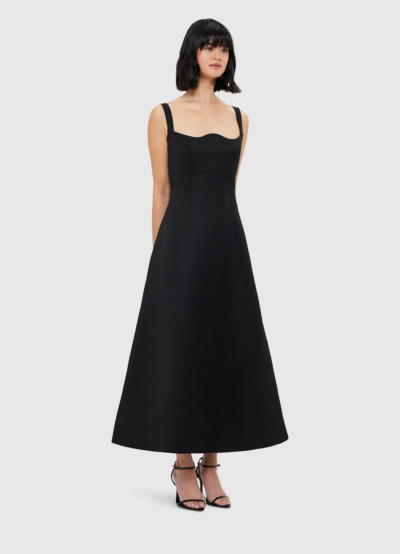 Odette Midi Dress - Ebony sold by LEO LIN product image thumbnail 3