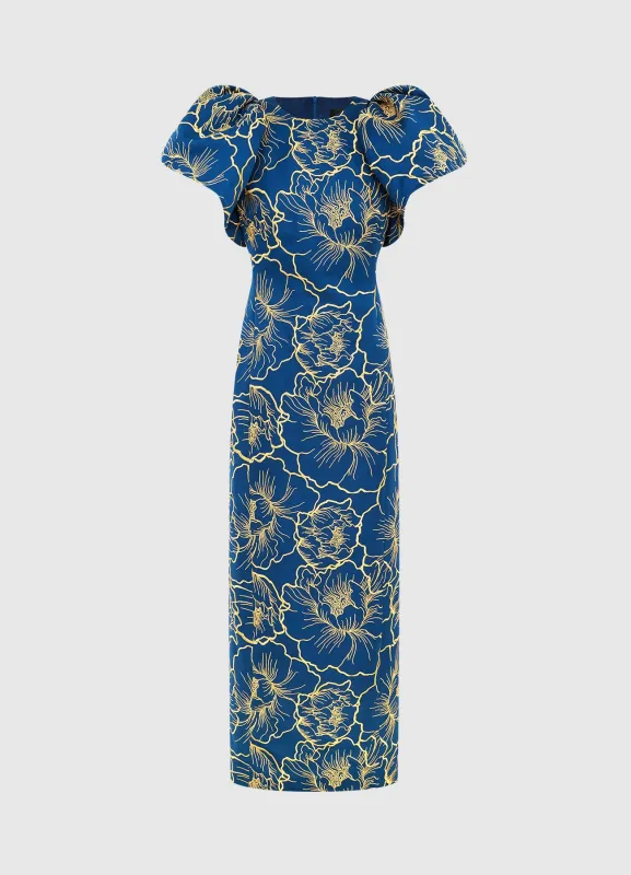 Lucinda Maxi Dress - Marine Blue sold by LEO LIN