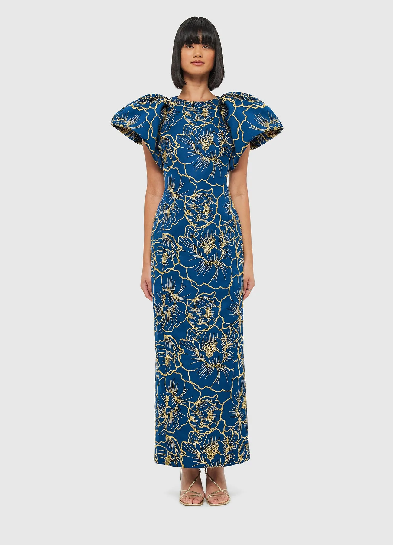 Lucinda Maxi Dress - Marine Blue sold by LEO LIN product image thumbnail 2