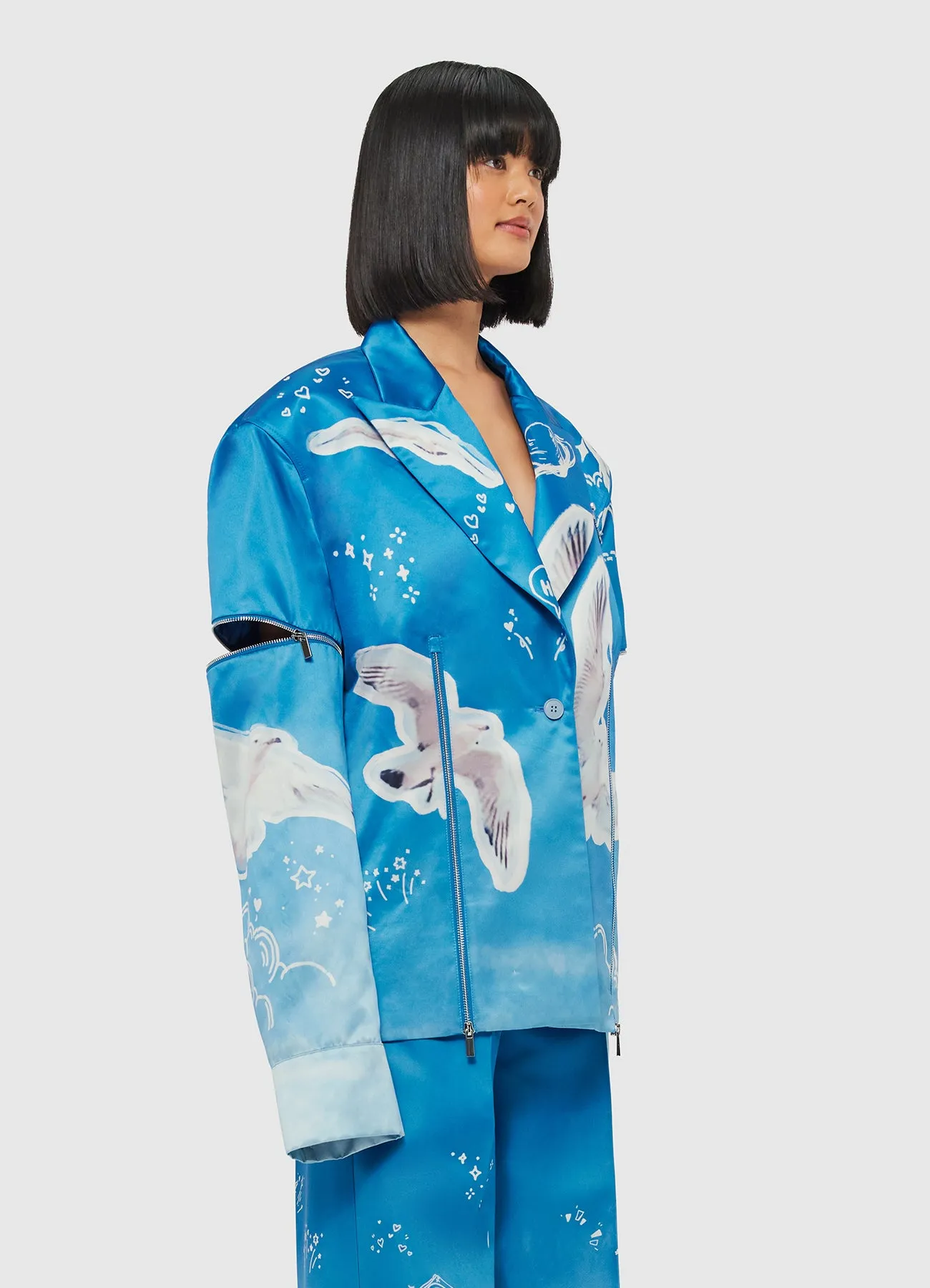 Brielle Blazer - Aerial Print sold by LEO LIN product image thumbnail 3