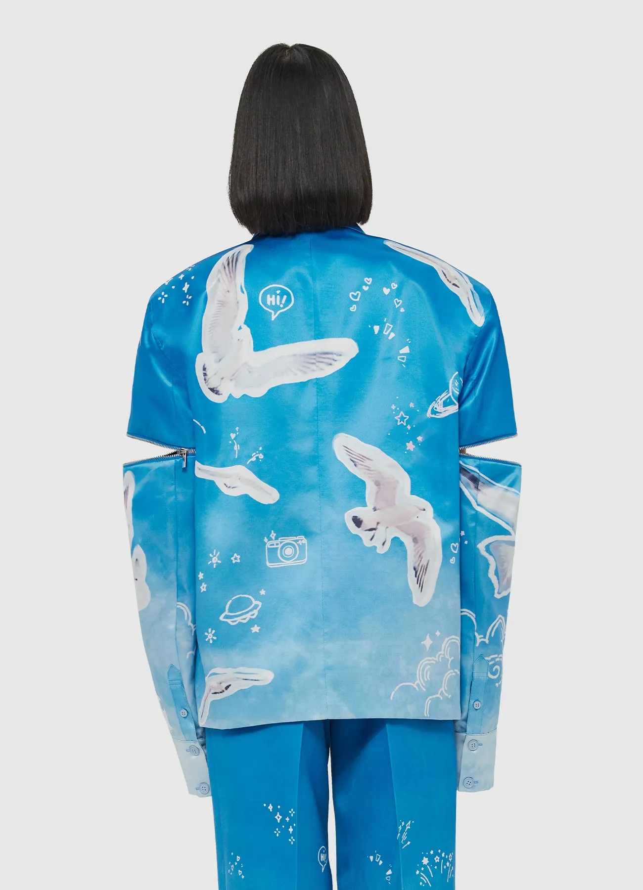 Brielle Blazer - Aerial Print sold by LEO LIN product image thumbnail 4