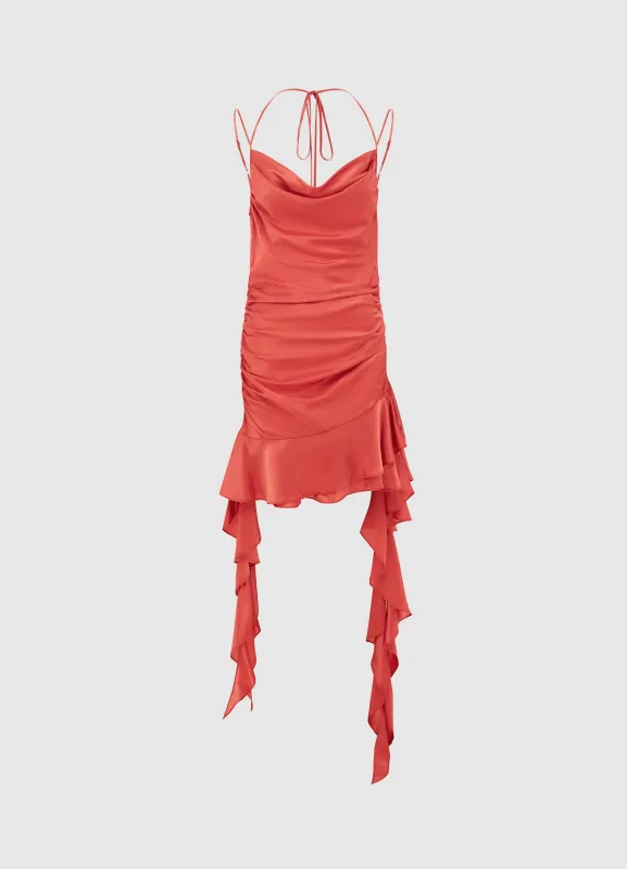 Alba Mini Dress - Mulberry sold by LEO LIN