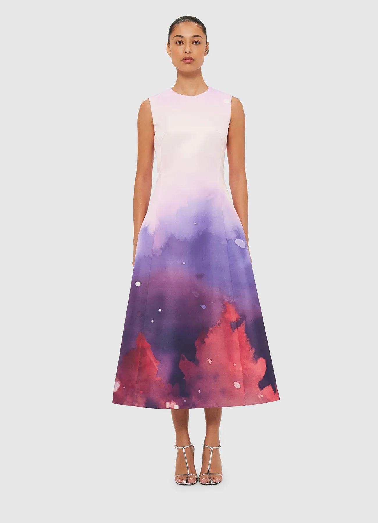 Cleo Printed Sleeveless Midi Dress - Fairground sold by LEO LIN product image thumbnail 2