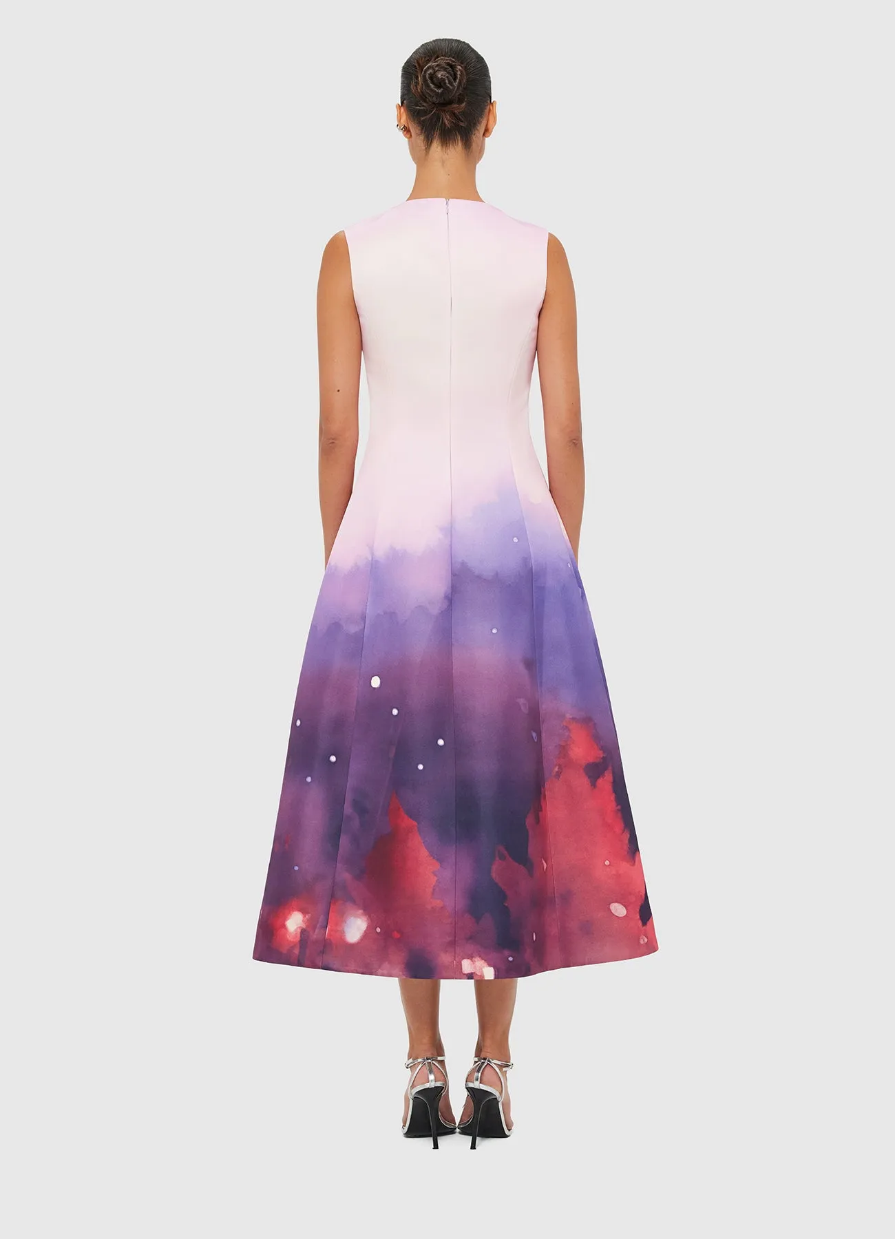 Cleo Printed Sleeveless Midi Dress - Fairground sold by LEO LIN product image thumbnail 4