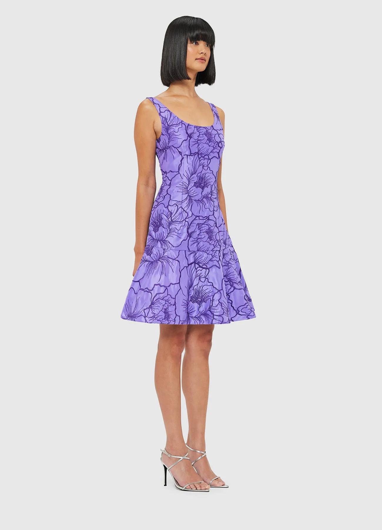 Blaire Mini Dress - Lavender sold by LEO LIN product image thumbnail 3