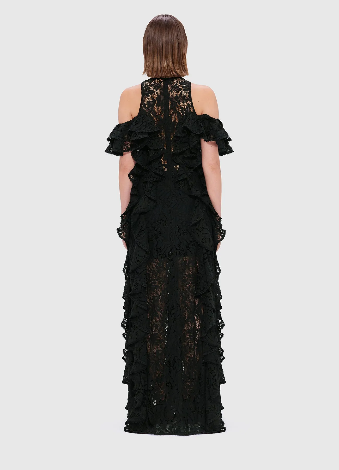 Lori Lace Maxi Dress - Ebony sold by LEO LIN product image thumbnail 4