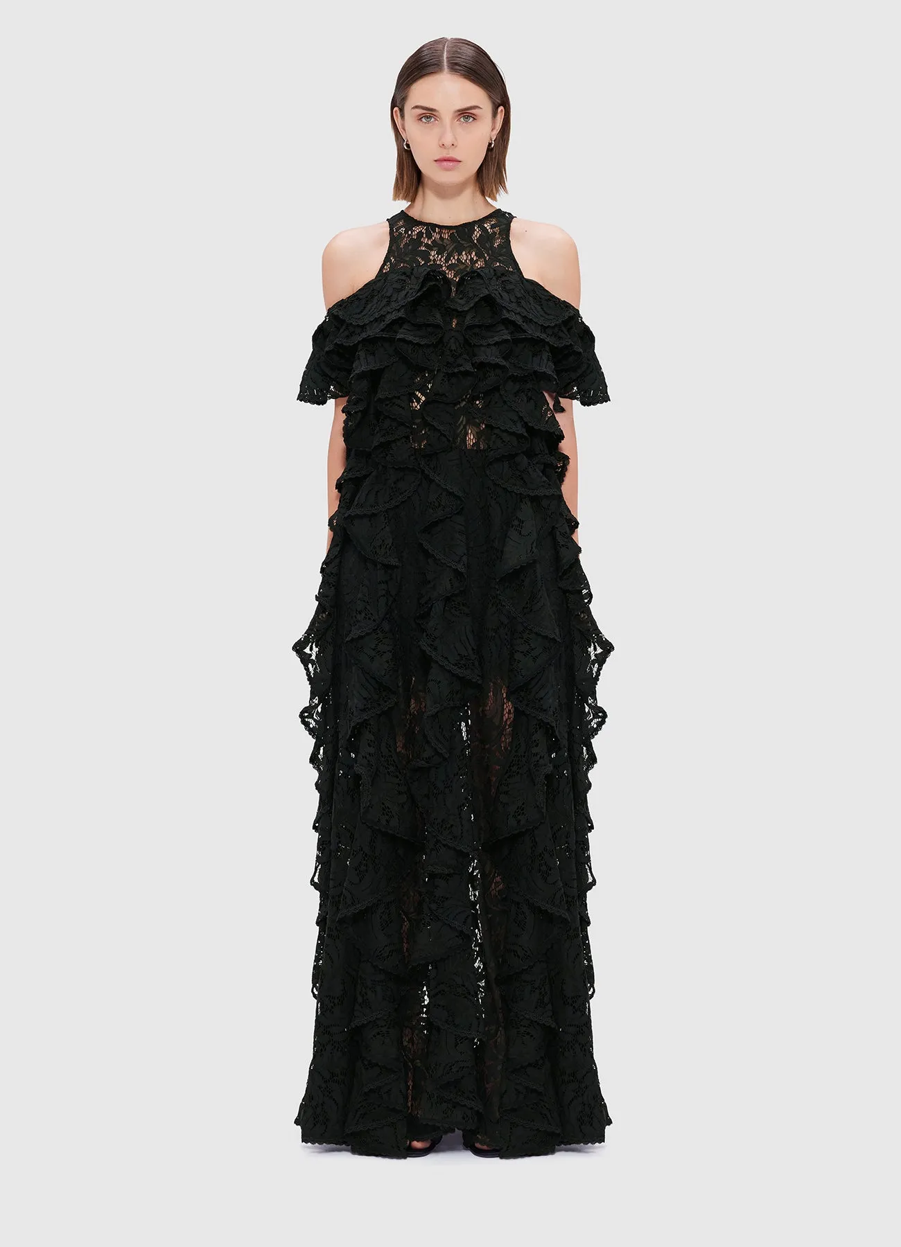Lori Lace Maxi Dress - Ebony sold by LEO LIN product image thumbnail 2