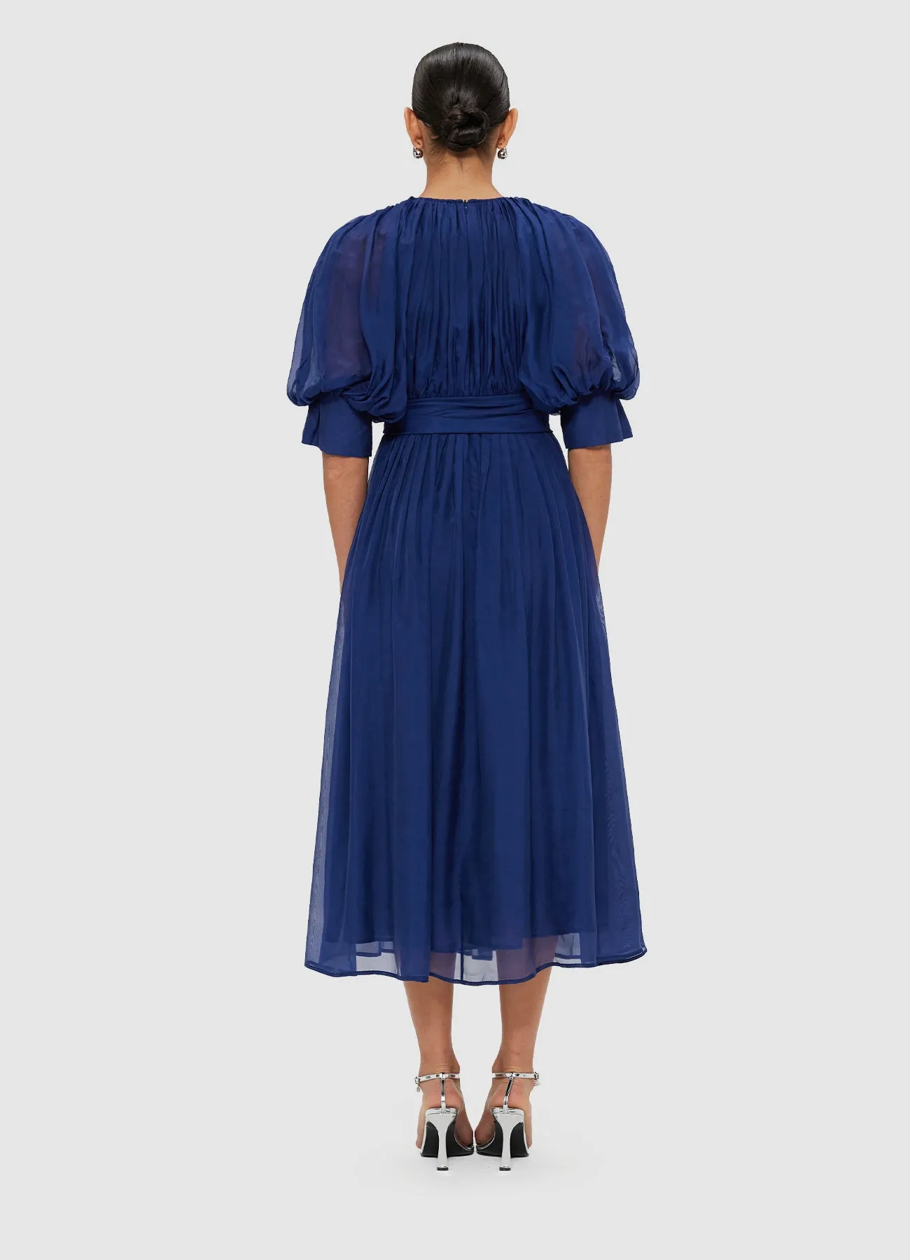 Emma Midi Dress - Oxford Blue sold by LEO LIN product image thumbnail 4