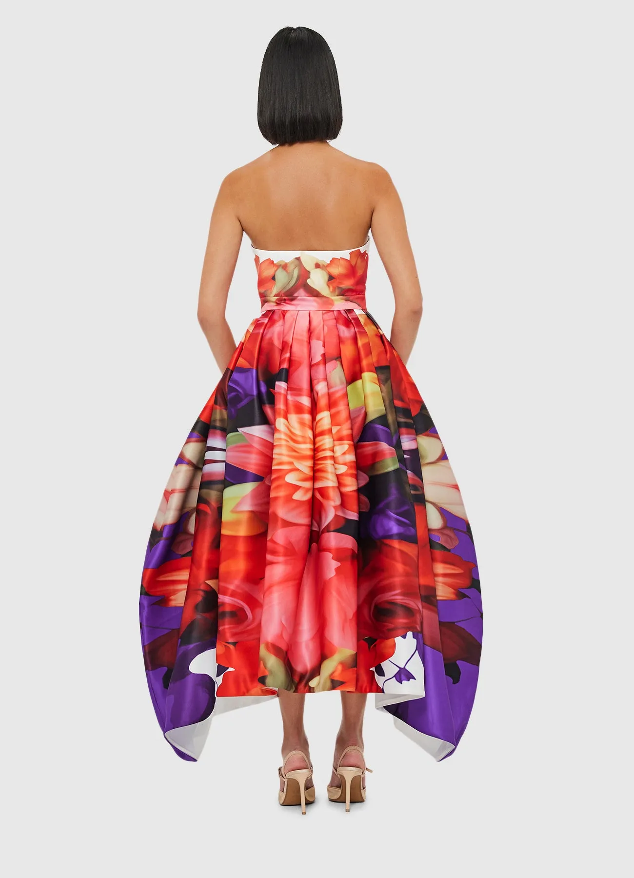 Norine Bustier Midi Dress - Kaleidoscope Print sold by LEO LIN product image thumbnail 4