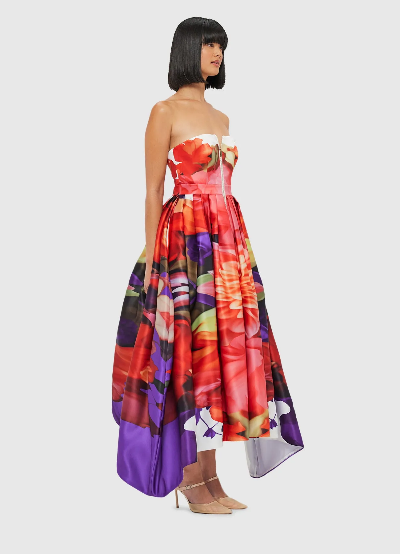 Norine Bustier Midi Dress - Kaleidoscope Print sold by LEO LIN product image thumbnail 3