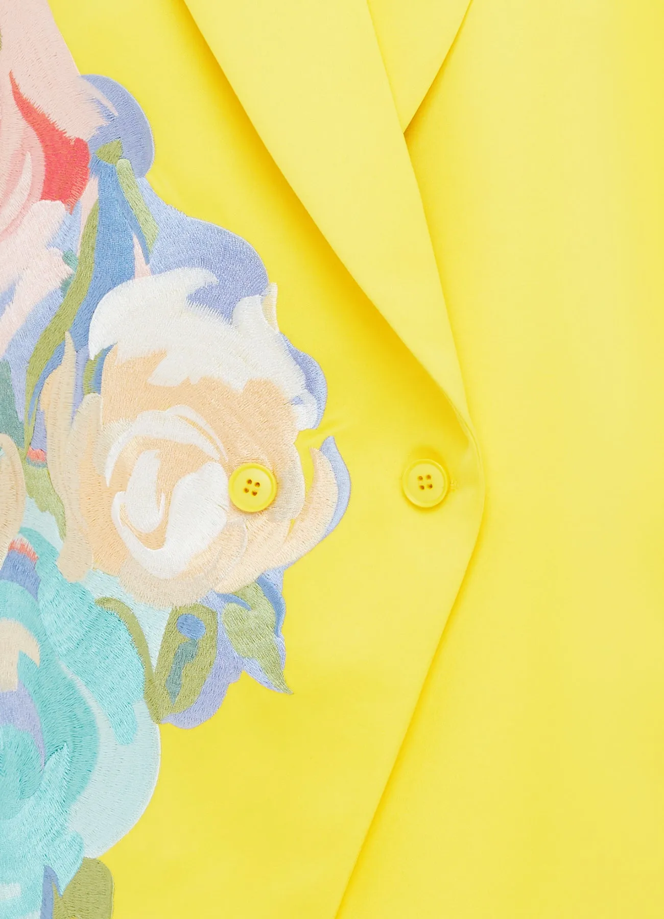 Jocelyn Embroidered Split Blazer - Bouquet Print sold by LEO LIN product image thumbnail 5