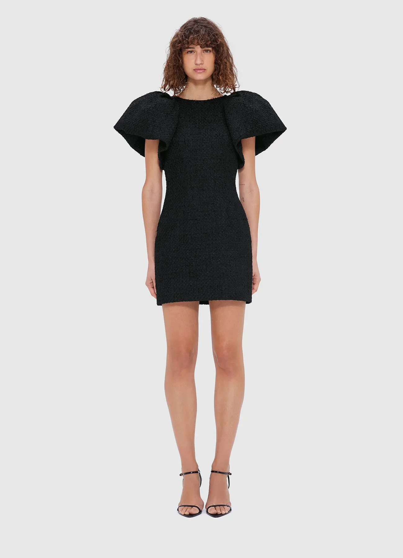 Dana Tweed Mini Dress - Ebony sold by LEO LIN product image thumbnail 2