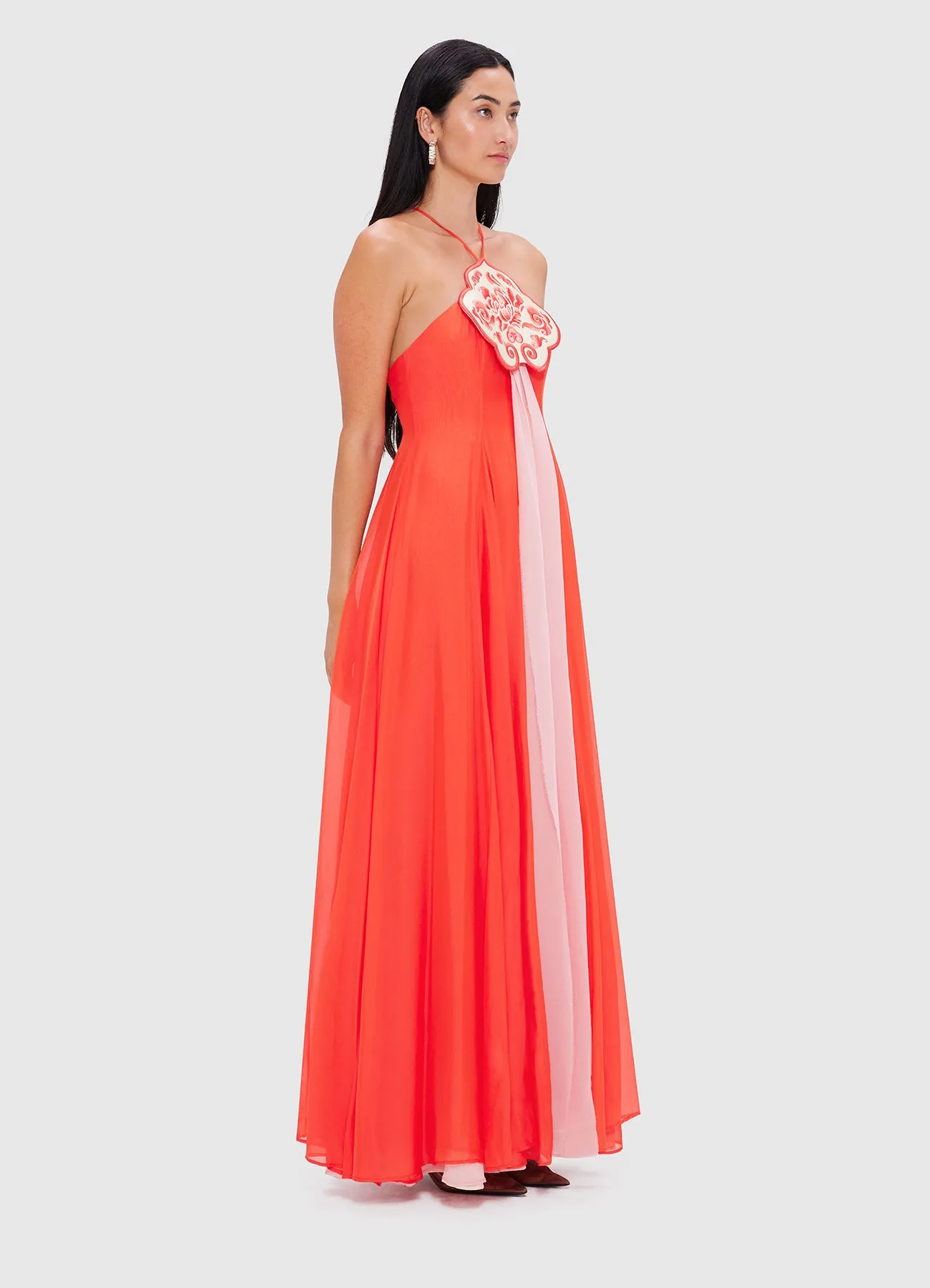 Rui Maxi Dress - Fortune Red sold by LEO LIN product image thumbnail 3