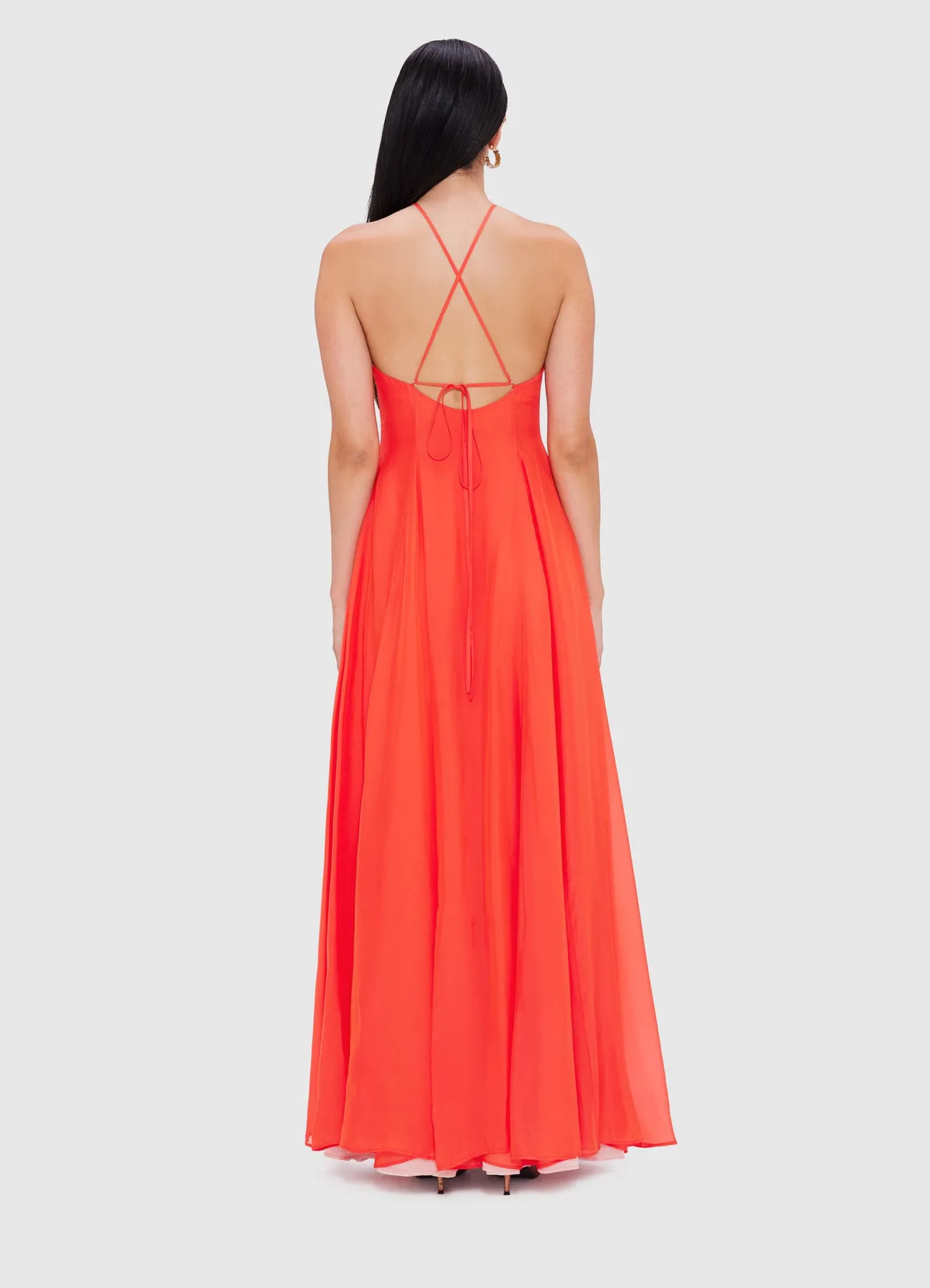 Rui Maxi Dress - Fortune Red sold by LEO LIN product image thumbnail 4