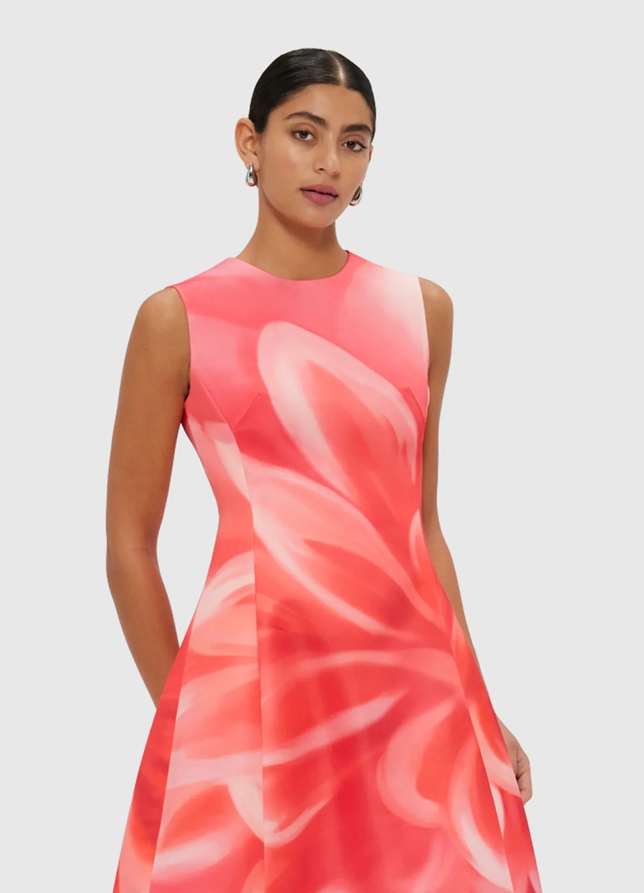 Cleo Printed Sleeveless Midi Dress - Prism sold by LEO LIN product image thumbnail 5