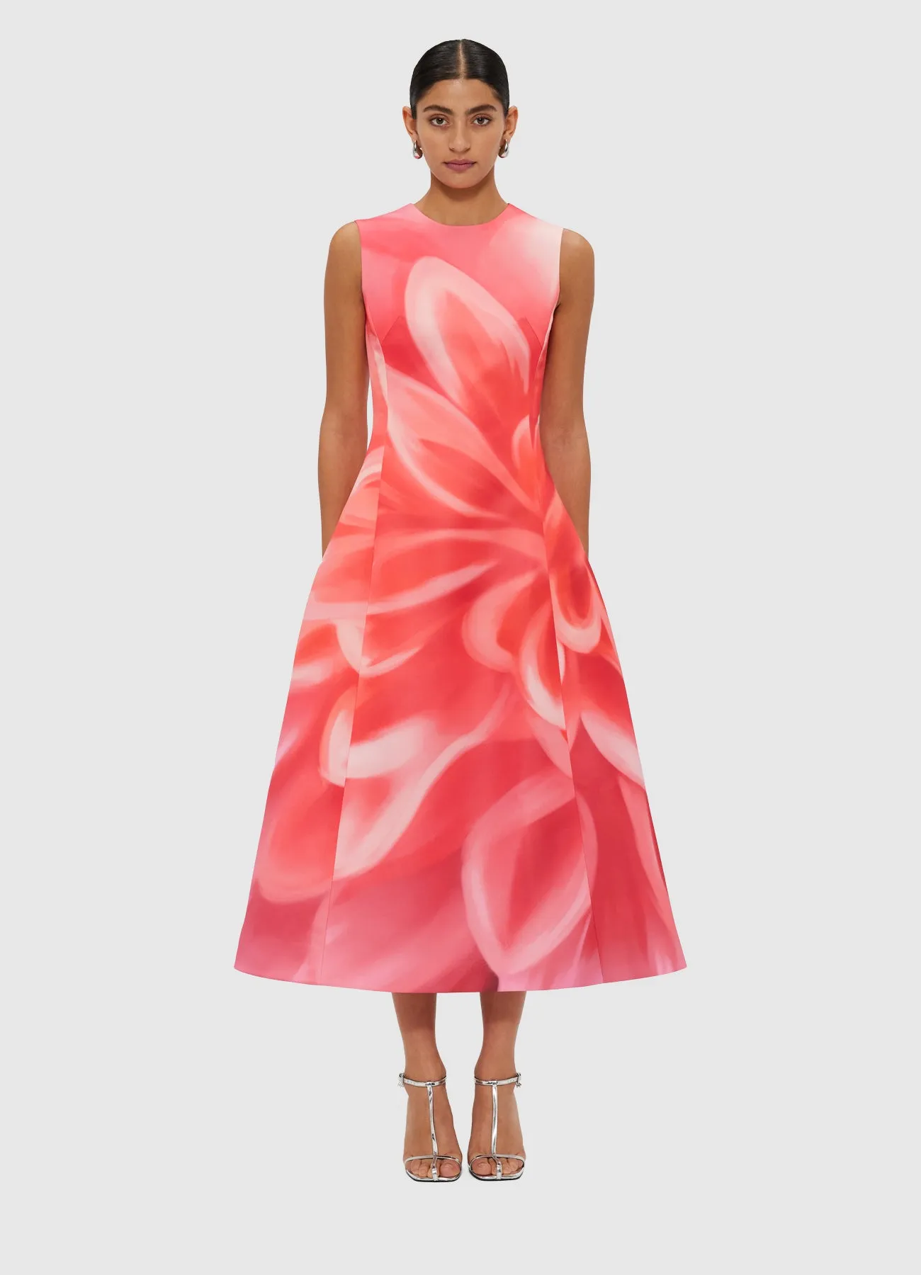 Cleo Printed Sleeveless Midi Dress - Prism sold by LEO LIN product image thumbnail 2