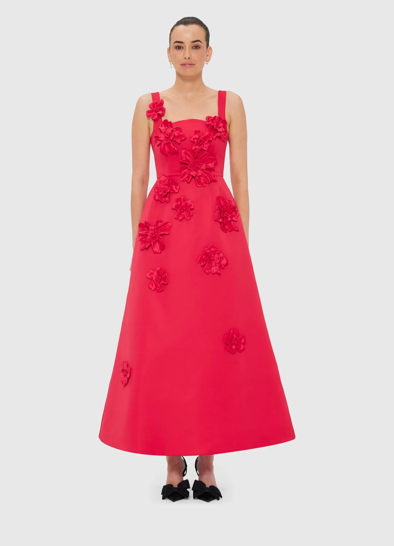 Rianne Floral Appliqué Maxi Dress - Rosa sold by LEO LIN product image thumbnail 2