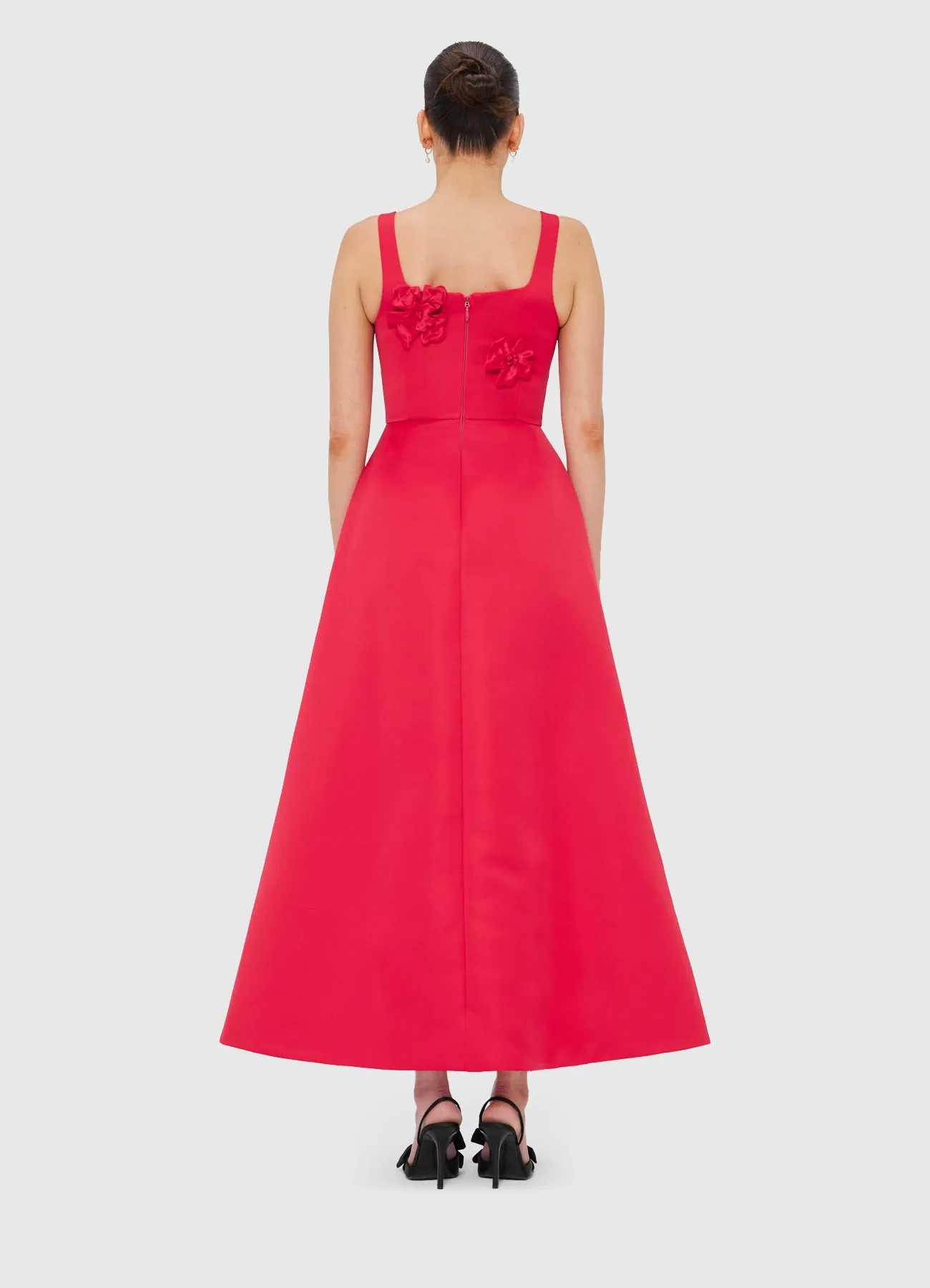 Rianne Floral Appliqué Maxi Dress - Rosa sold by LEO LIN product image thumbnail 4
