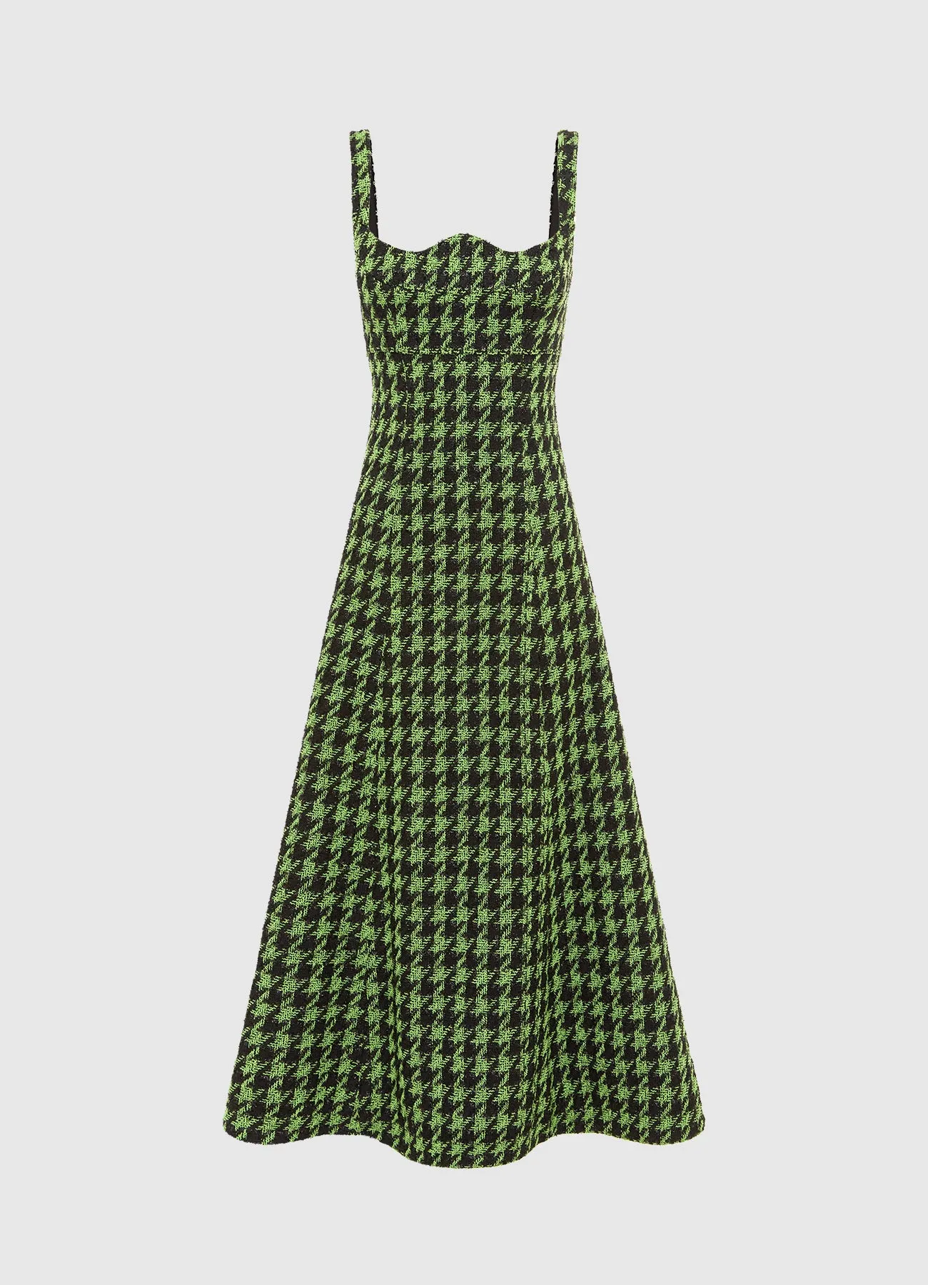 Odette Tweed Midi Dress - Houndstooth sold by LEO LIN