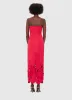 Rayna Appliqué Bustier Maxi Dress - Rosa sold by LEO LIN
