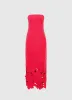 Rayna Appliqué Bustier Maxi Dress - Rosa sold by LEO LIN