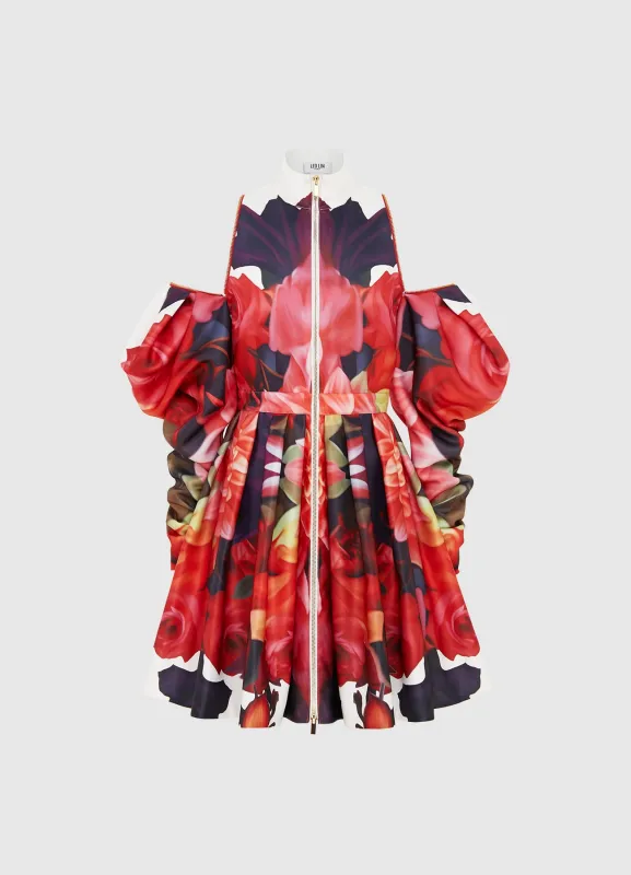 Camryn Mini Dress - Kaleidoscope Print sold by LEO LIN