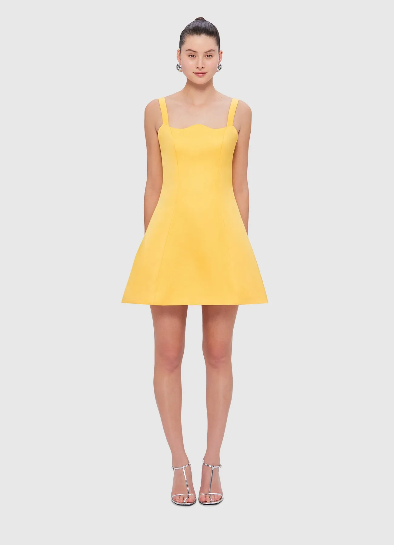 Abigail Mini Dress - Canary sold by LEO LIN product image thumbnail 2
