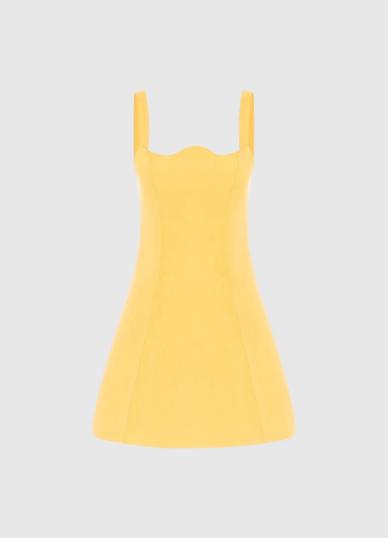 Abigail Mini Dress - Canary sold by LEO LIN