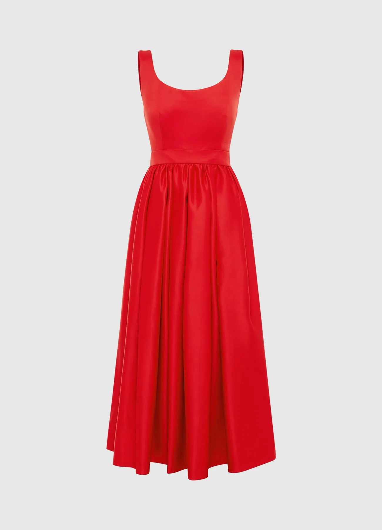 Colleen Midi Dress - Scarlet sold by LEO LIN