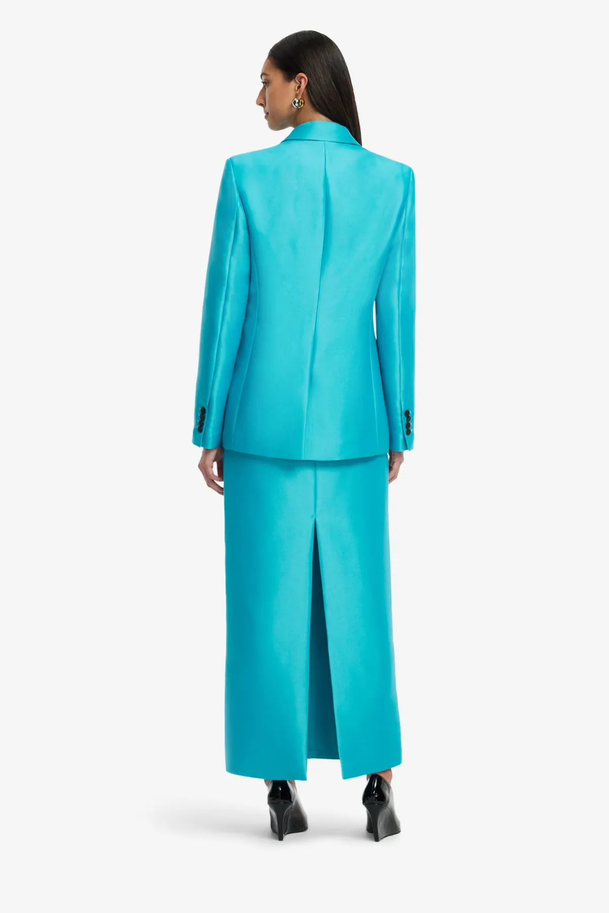 Anissa Blazer - Aqua sold by LEO LIN product image thumbnail 5