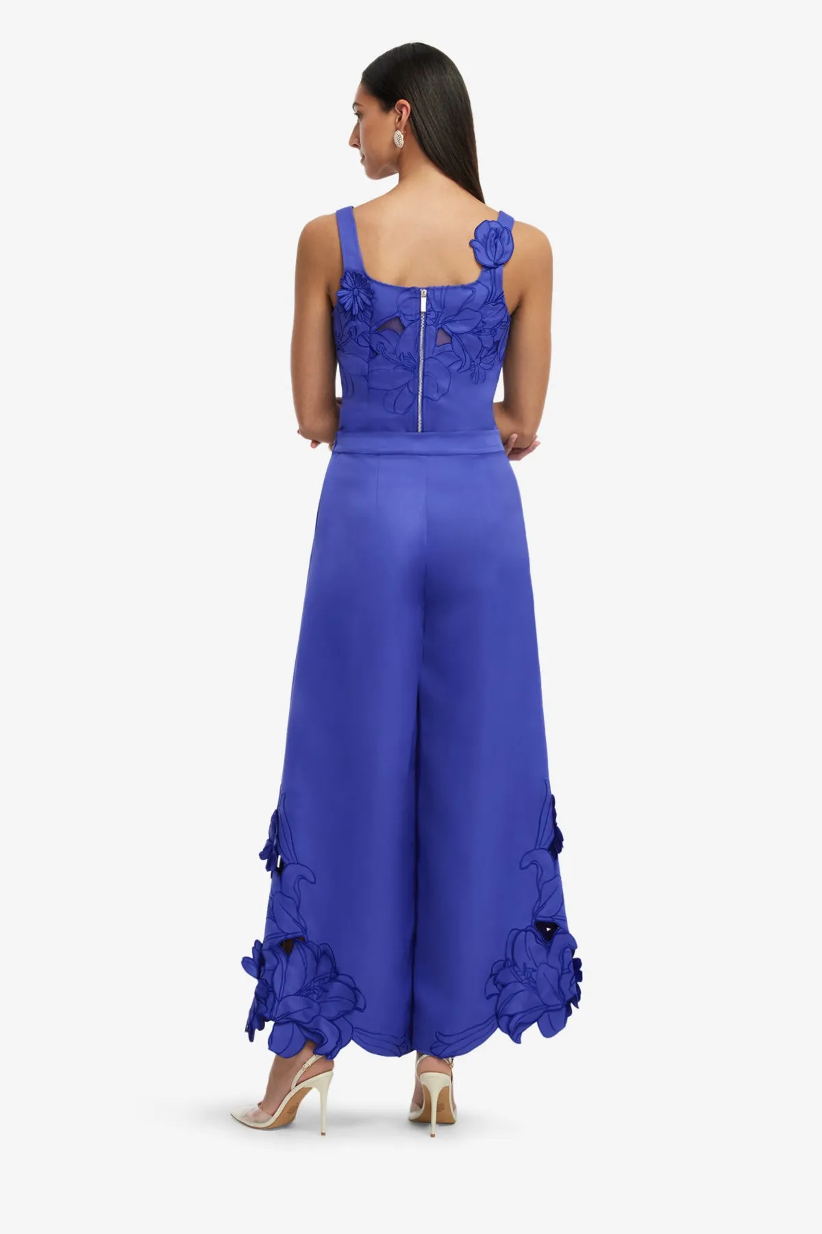 Theodora Appliqué Pants - Lapis sold by LEO LIN product image thumbnail 5