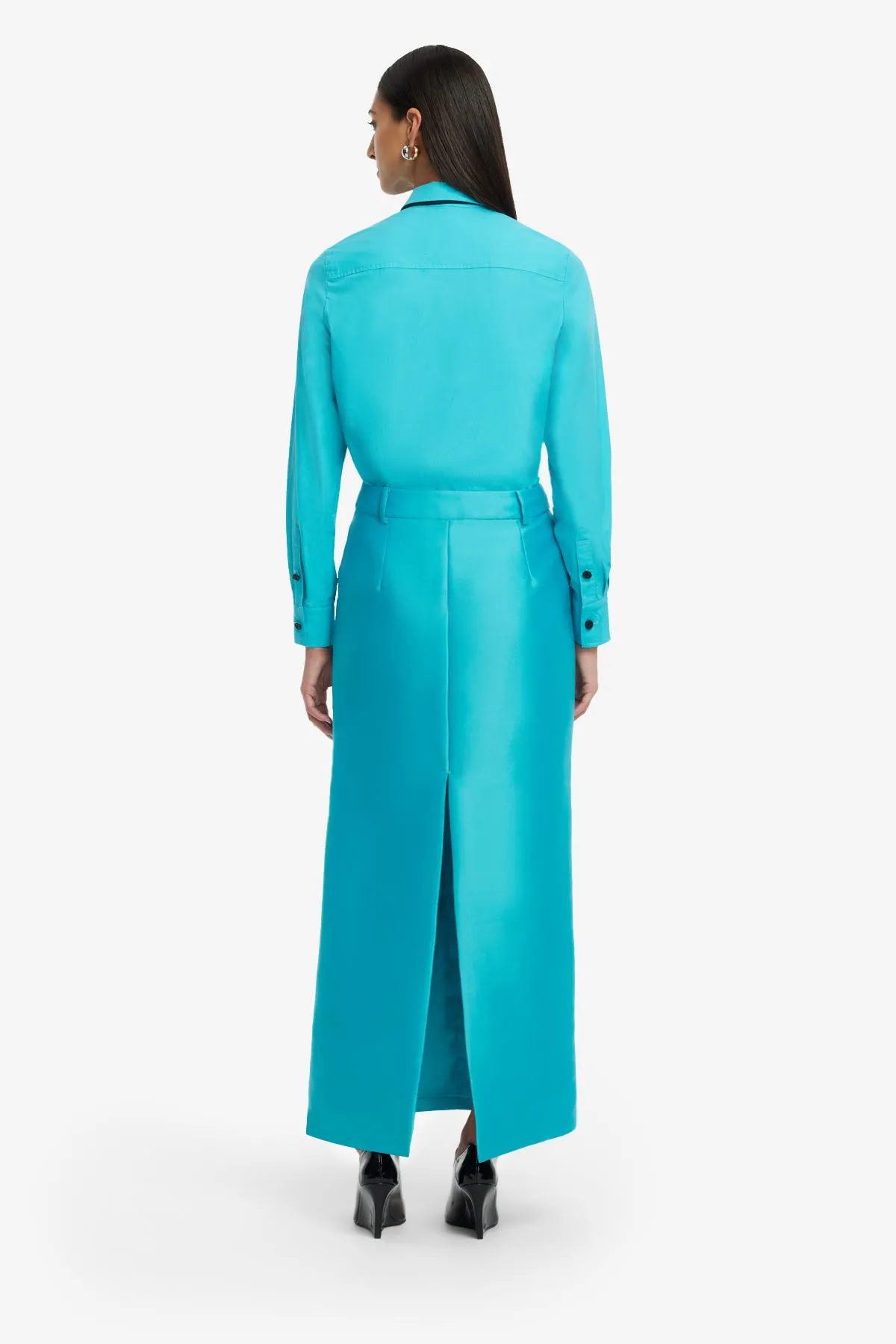 Eve Maxi Skirt - Aqua sold by LEO LIN product image thumbnail 5