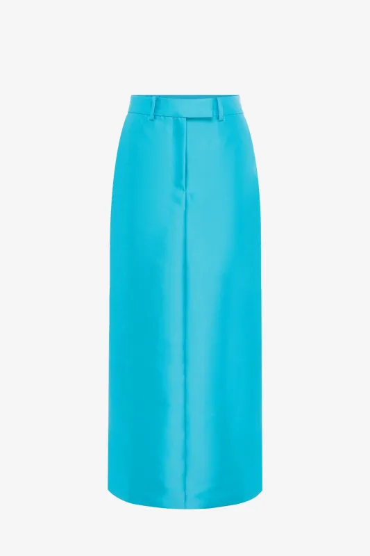Eve Maxi Skirt - Aqua sold by LEO LIN