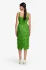 Larissa Lace Midi Dress - Fern sold by LEO LIN