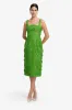 Larissa Lace Midi Dress - Fern sold by LEO LIN