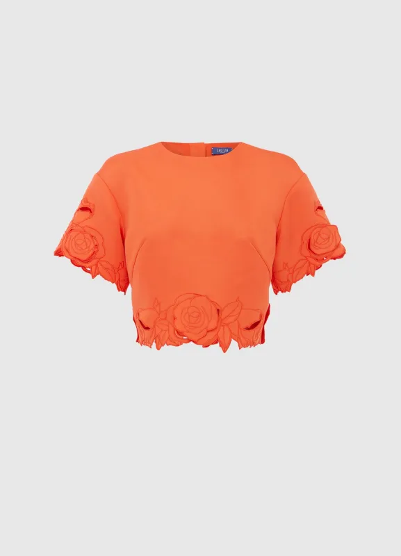 Indie Sleeve Top - Saffron sold by LEO LIN