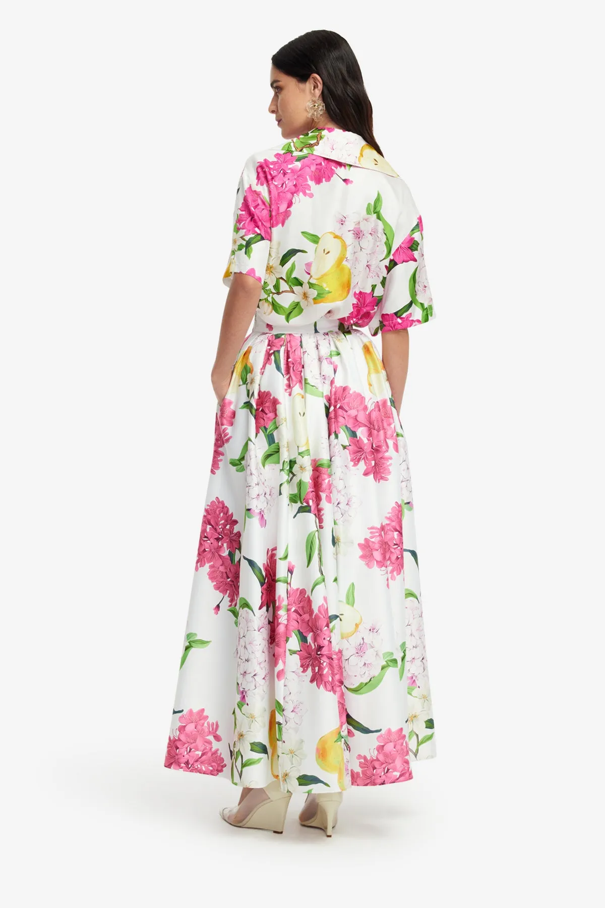 Reinette Skirt - Floral Pear Print sold by LEO LIN product image thumbnail 5